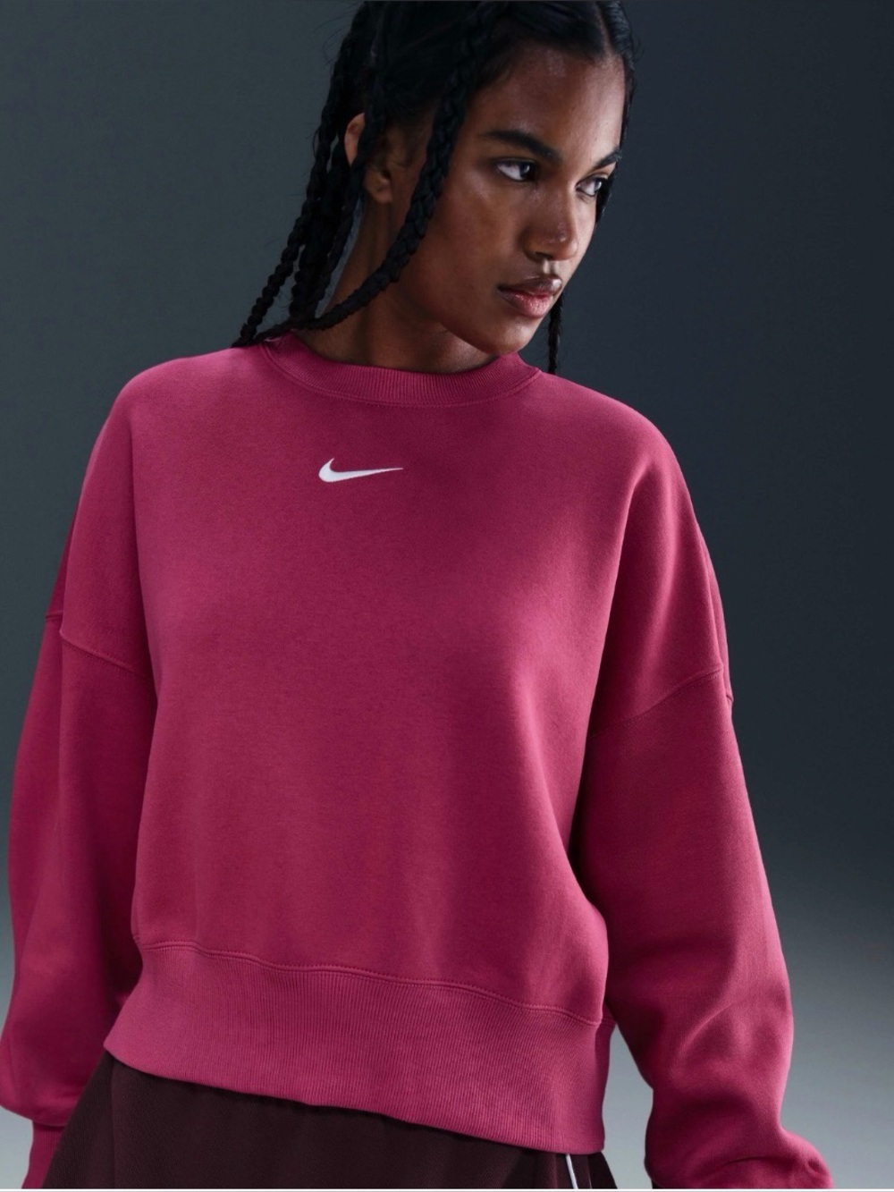 Nike Women's Phoenix Oversized Crewneck Sweatshirt